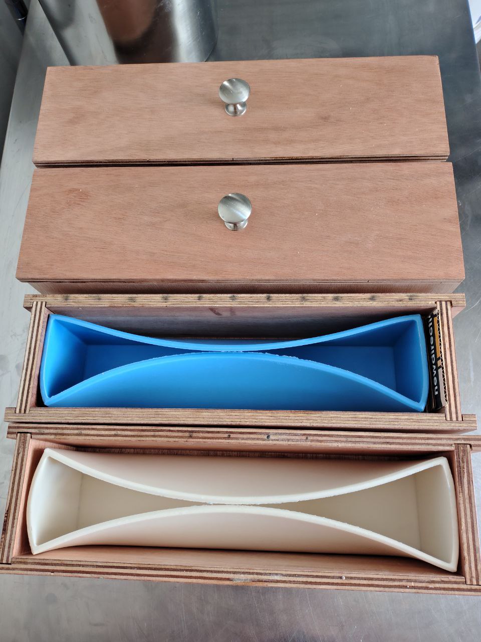 Custom Made Soap Moulds with Liners (Multiple Sizes) Used
