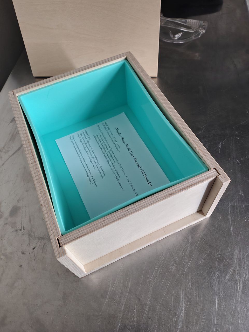 Custom Made Soap Moulds with Liners (Multiple Sizes) Used