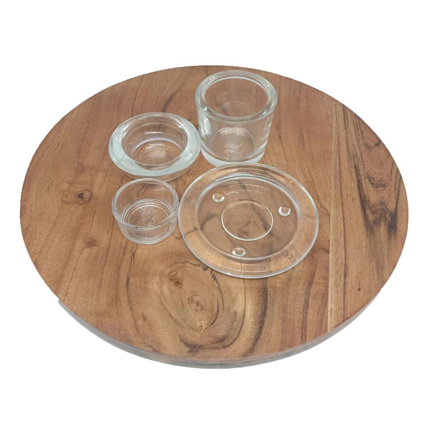 Glass Tealight & Pillar Holders