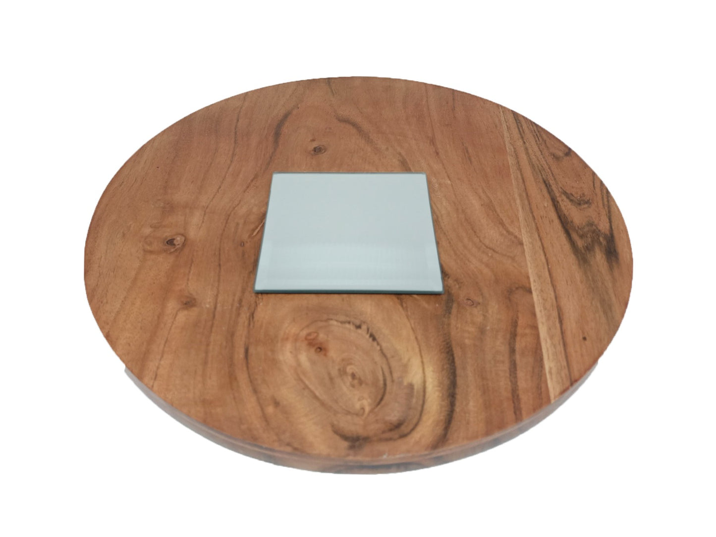 Square Mirrored Pillar Holder